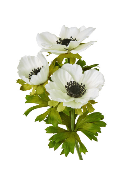 Buy Hill Interiors 23842 White Anemone Spray online in UK with fast delivery from FastDaddy UK, your furniture expert.
