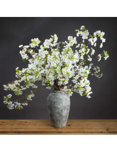 Affordable industrial style furniture Hill Interiors White Cherry Blossom Spray 20137 for modern home decor, free shipping opti 2