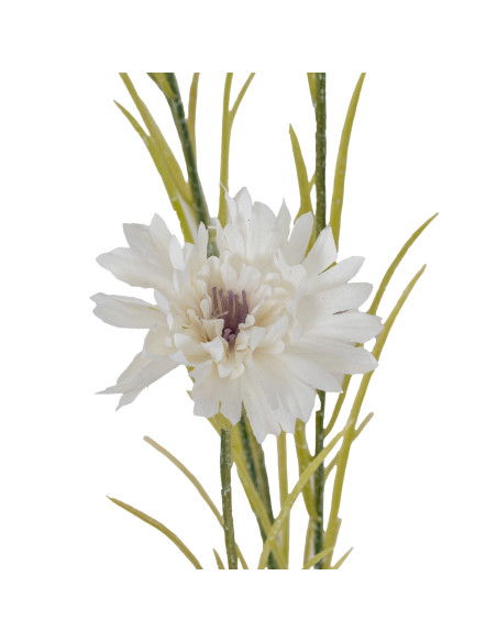 Affordable industrial style furniture Hill Interiors White Cornflower Stem 24558 for modern home decor, free shipping options a
