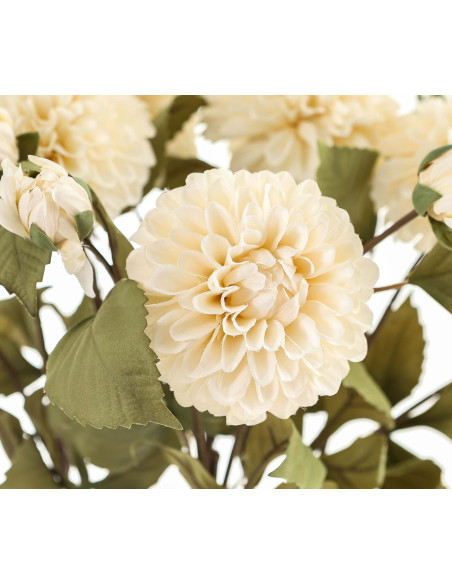 Affordable industrial style furniture Hill Interiors White Dahlia Stem 22194 for modern home decor, free shipping options and s