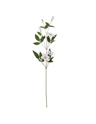 High-quality metal and wood construction of Hill Interiors SKU 22630 White Florida Clematis, detailed view for UK customers.