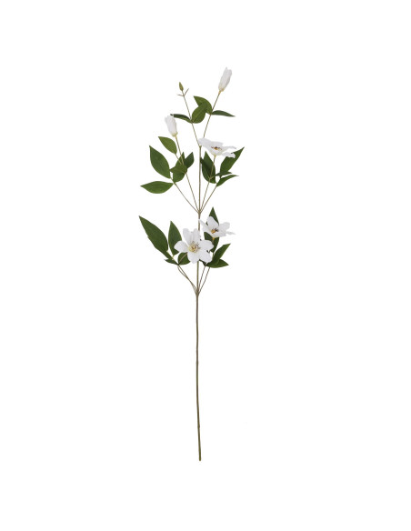High-quality metal and wood construction of Hill Interiors SKU 22630 White Florida Clematis, detailed view for UK customers.