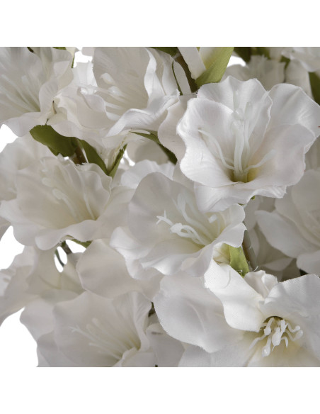 Full dimensions and specifications of Hill Interiors White Gladioli 18965: Height 108.00cm, Width 11.00cm, perfect for your liv