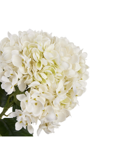 Affordable industrial style furniture Hill Interiors White Hydrangea Stem 22632 for modern home decor, free shipping options an