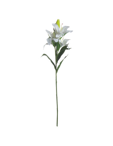High-quality metal and wood construction of Hill Interiors SKU 19722 White Lily, detailed view for UK customers.