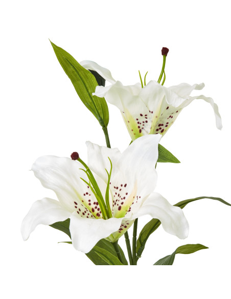 Buy Hill Interiors 23846 White Madonna Lily Spray online in UK with fast delivery from FastDaddy UK, your furniture expert.