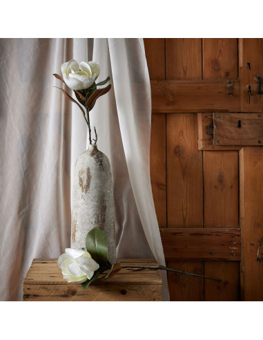 Affordable industrial style furniture Hill Interiors White Magnolia Stem 22640 for modern home decor, free shipping options and