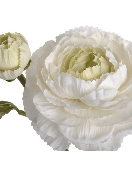 Full dimensions and specifications of Hill Interiors White Ranunculus Spray 18941: Height 45.00cm, Width 15.00cm, perfect for y