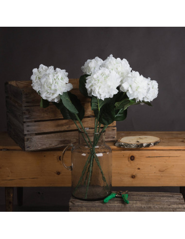 Hill Interiors White Small Head Hydrangea 18928 - Authentic Hill Interiors furniture directly from FastDaddy UK. Exclusive coll