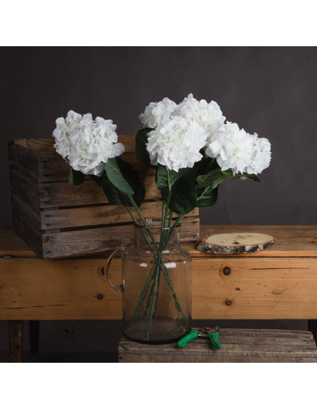 Hill Interiors White Small Head Hydrangea 18928 - Authentic Hill Interiors furniture directly from FastDaddy UK. Exclusive coll
