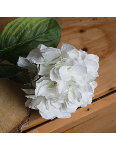 Affordable industrial style furniture Hill Interiors White Small Head Hydrangea 18928 for modern home decor, free shipping opti
