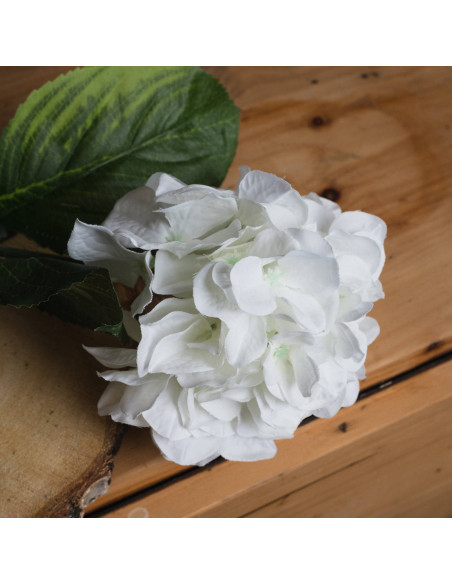 Affordable industrial style furniture Hill Interiors White Small Head Hydrangea 18928 for modern home decor, free shipping opti
