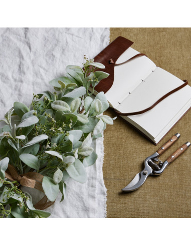 Affordable industrial style furniture Hill Interiors Winter Spray Arrangement With Lambs Ear And Wax Flower 22725 for modern ho