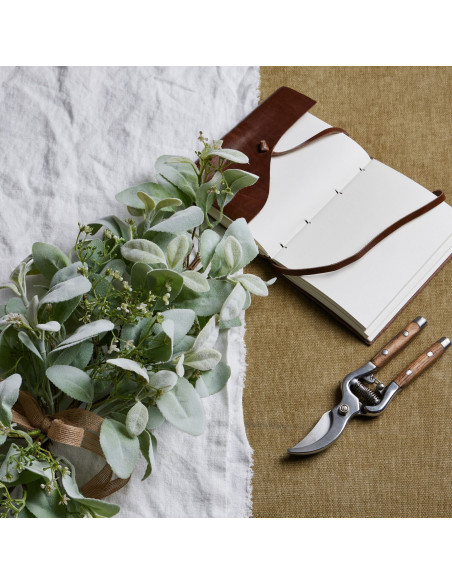 Affordable industrial style furniture Hill Interiors Winter Spray Arrangement With Lambs Ear And Wax Flower 22725 for modern ho