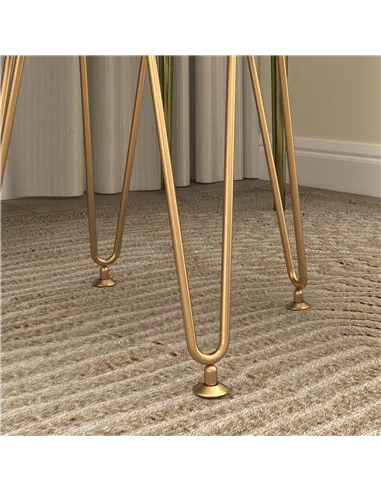 HOMCOM 5L Velvet-Feel Storage Ottoman - Green