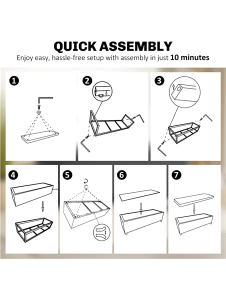 HOMCOM 84L Corduroy Storage Ottoman - Grey