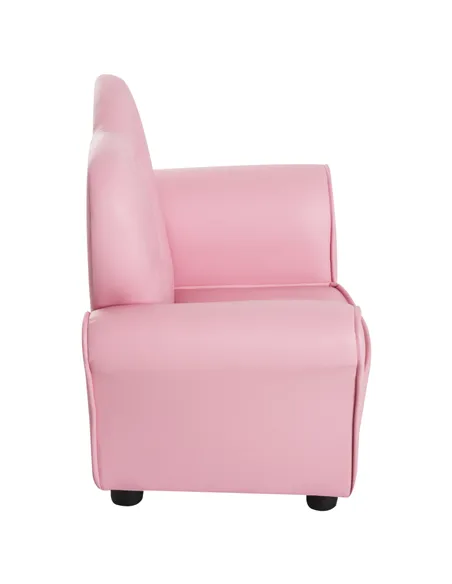 HOMCOM Kids Armchair Toddler Chair Seating Relax Playroom Seater Girl Princess Pink