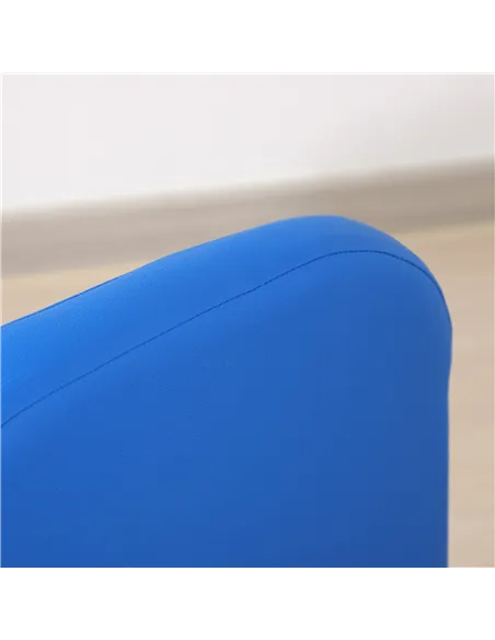 HOMCOM 2 In 1 Toddler Sofa Chair,  48 x 44 x 41 cm, for Game Relax Playroom, Blue