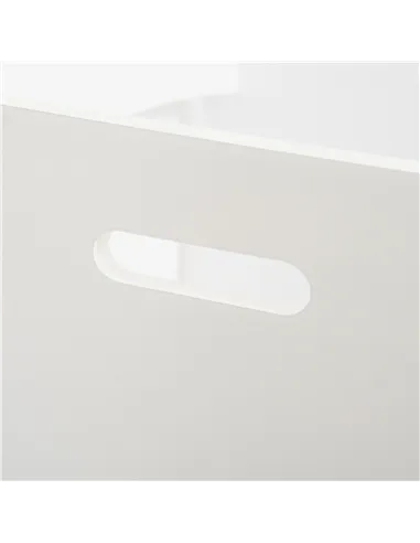 HOMCOM Toddler Step Stool Kids Adjustable Standing Tower with Safety Rail for Kitchen Counter White