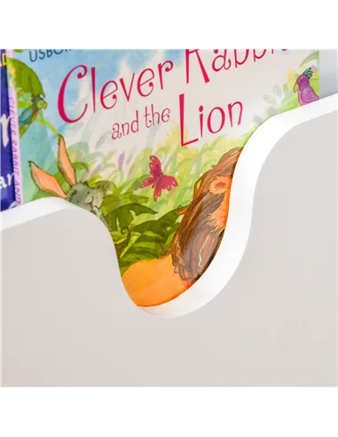 HOMCOM Wooden Kids Toy Box Children Storage Chest Organiser Book Slot Safety Hinge Playroom Furniture White