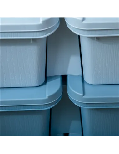 HOMCOM Kids Storage Unit, with Six Drawers - Blue