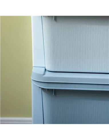 HOMCOM Kids Storage Unit, with Six Drawers - Blue