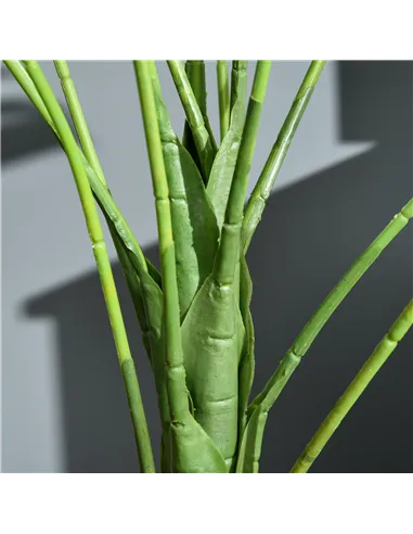 HOMCOM Decorative Artificial Monstera Plants in Pot Fake Plants for Home Indoor Decor, 85cm