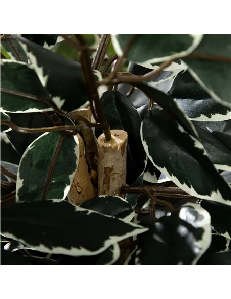 HOMCOM Set of Two Artificial Ficus Trees