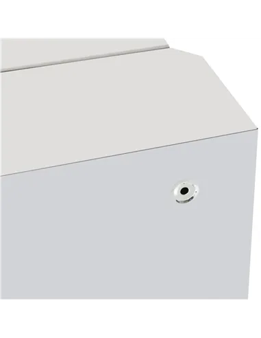 HOMCOM Stainless Steel Wall mounted Bathroom Mirror Cabinet 2 Shelves Storage Unit Furniture w/Single Door (60H x 40L x 13D (cm)