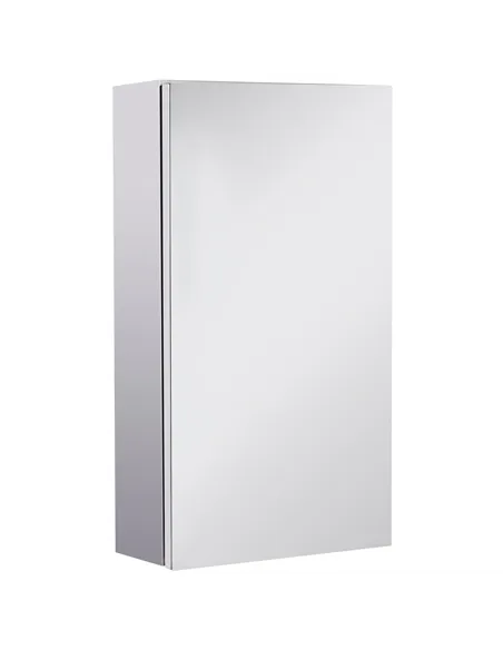 HOMCOM Stainless Steel Wall-mounted Bathroom Mirror Storage Cabinet 300mm (W)