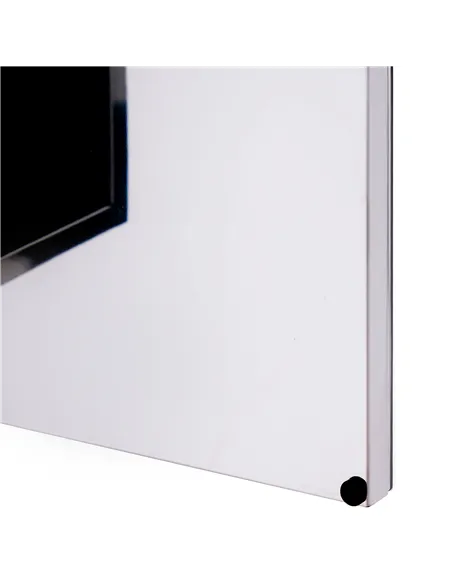 HOMCOM Stainless Steel Wall-mounted Bathroom Mirror Storage Cabinet 300mm (W)