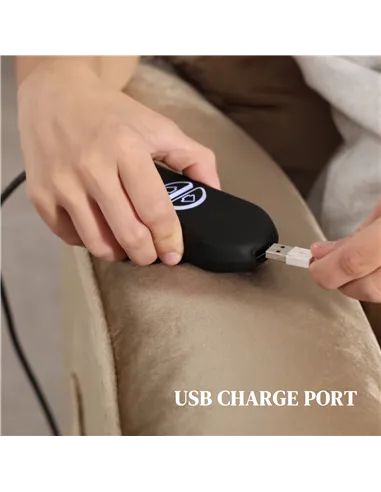 HOMCOM Velvet-Feel Electric Lift Recliner Chair - Brown