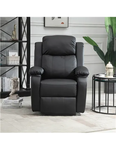 HOMCOM Riser and Recliner Chair with Massage, Power Lift Recliner Chair for Elderly with Remote Control, Extended Footrest, Dual