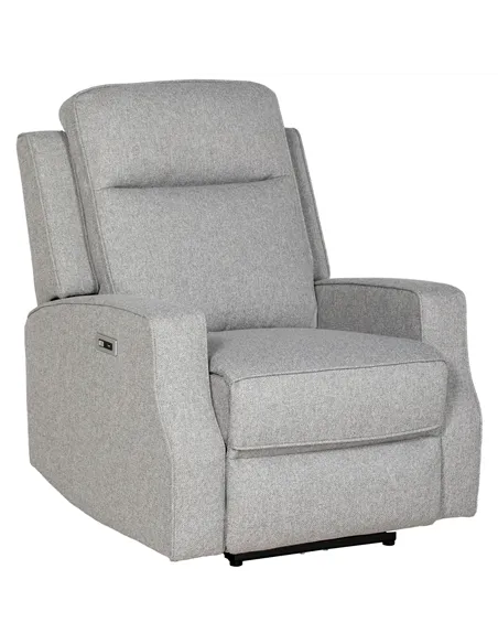 HOMCOM 150° Electric Reclining Chair, with USB port and Footrest - Grey