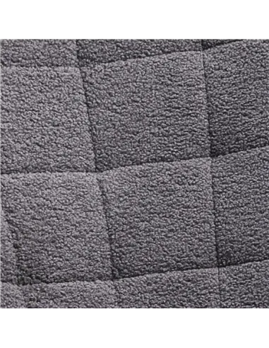 HOMCOM Berber Fleece Nursery Glider Rocker for Nursing, Wingback Rocking Chair for Living Room, Dark Grey