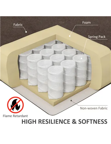 HOMCOM Electric Riser and Recliner Chair for Elderly, Power Lift Recliner Chair with Remote Control, Dark Brown