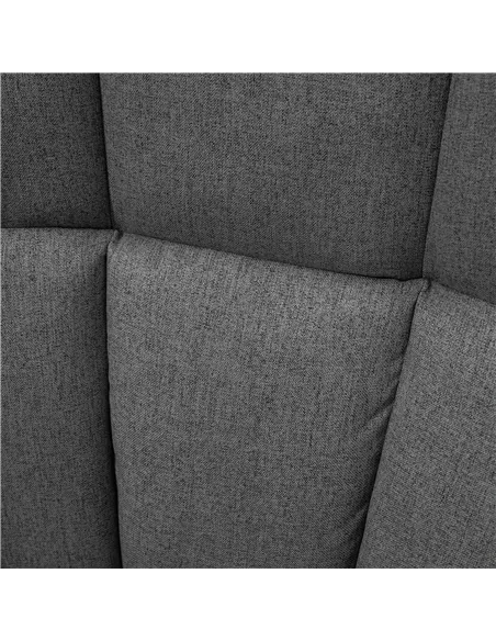 HOMCOM Rocking Chair for Nursery, Upholstered Wingback Armchair, Grey 839-489V70GY