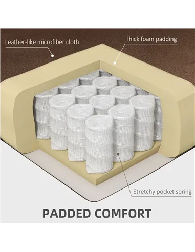 HOMCOM Lift Chair, Electric Riser and Recliner Chair, Brown 713-160V70DR