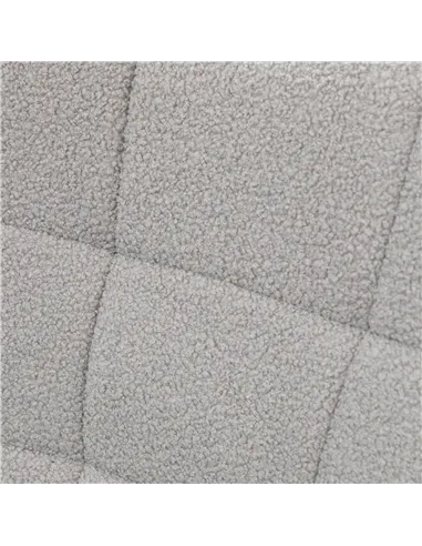 HOMCOM Berber Fleece Nursery Glider Rocker for Nursing, Light Grey 839-613V70LG