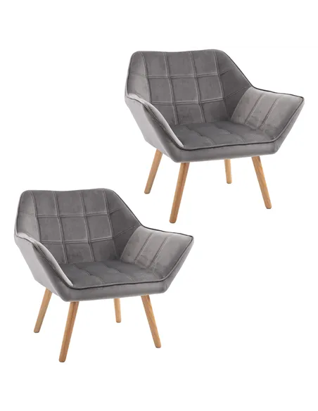 HOMCOM Armchair Accent Chair, Vanity Chair with Wide Arms, Slanted Back, Padding, Metal Frame, Wooden Legs, Home Bedroom Furnitu