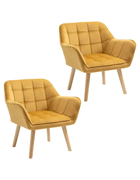HOMCOM Armchair Accent Chair, Vanity Chair with Wide Arms, Slanted Back, Padding, Metal Frame, Wooden Legs, Home Bedroom Furnitu