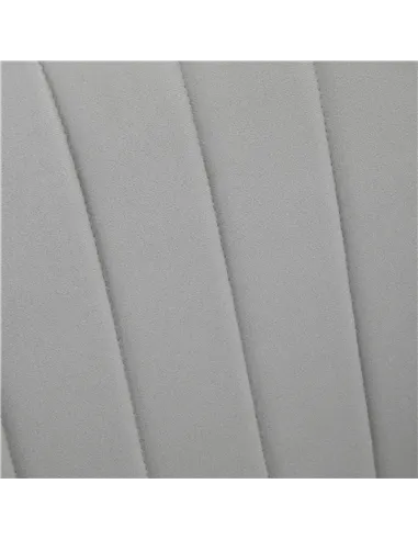 HOMCOM Velvet Armchairs, Upholstered Accent Chairs, Set of 2, Light Grey 839-P024