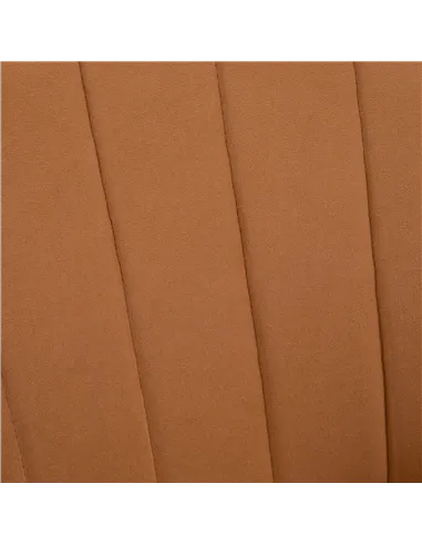 HOMCOM Velvet Armchairs, Upholstered Accent Chairs, Set of 2, Light Brown 839-P025