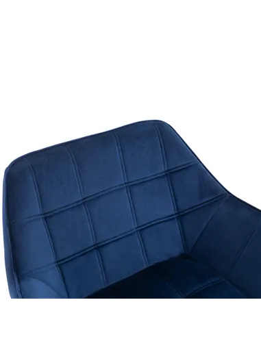 HOMCOM Armchair Accent Chair with Wide, Set of 2, Blue 833-P057