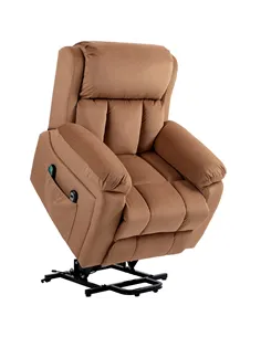 HOMCOM Eight Massage Point Electric Reclining Lift Chair, with Remote - Brown