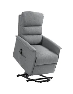 HOMCOM Electric Riser Recline Armchair, with Footrest - Grey