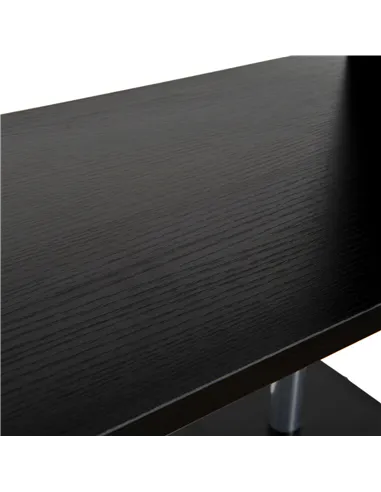 HOMCOM S Shape Bookcase, 5 Tiers Bookshelf, Modern Freestanding Storage Shelf for Home Office, Study, Living Room, 80 x 30 x 145