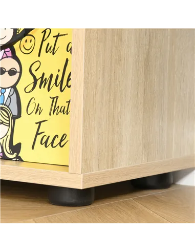 HOMCOM 8-Cube Bookcase, Tall Display Shelf, Standing Storage Rack for Study Room, Living Room, 70 x 24 x 178cm, Natural