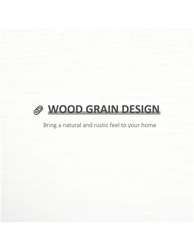 HOMCOM Set of 3 Wooden U-Shaped Floating Shelves Set Wall Mounted Hanging Bookshelf CD DVD Storage Display for Bedroom Living Ro