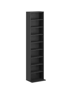HOMCOM 260 Narrow CD Storage Unit - Black